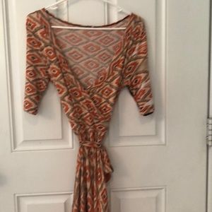 Maxi wrap dress